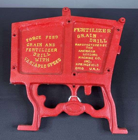 American Seeding Machine Co. Cast Iron Side Plate for Drill image