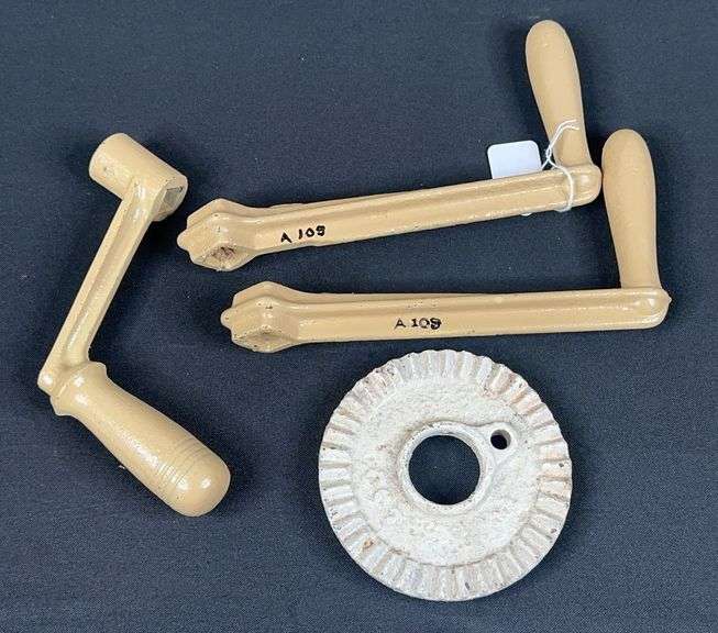 (2) A109 Handles & (1) Unmarked Crank Handle image