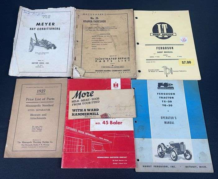 McCormick, Ferguson, & Minneapolis Threshing Books image