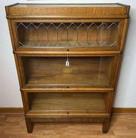 Vintage 3-Stack Barrister Book Case image