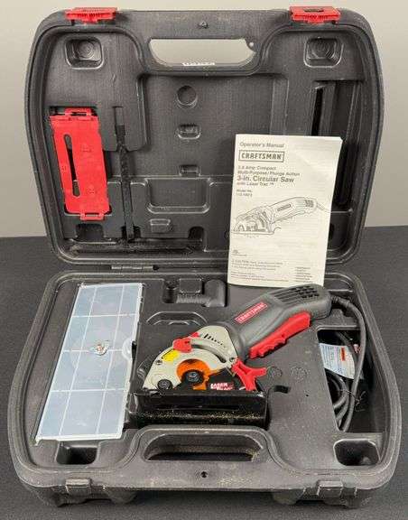 Craftsman Multi-Purpose/Plunge Action 3” Circular Saw With Laser-Trac image
