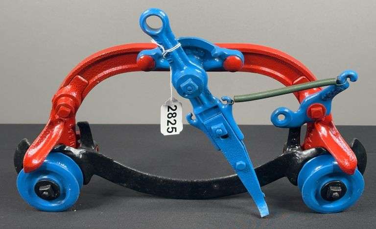 Blue & Red Rail Trolley image