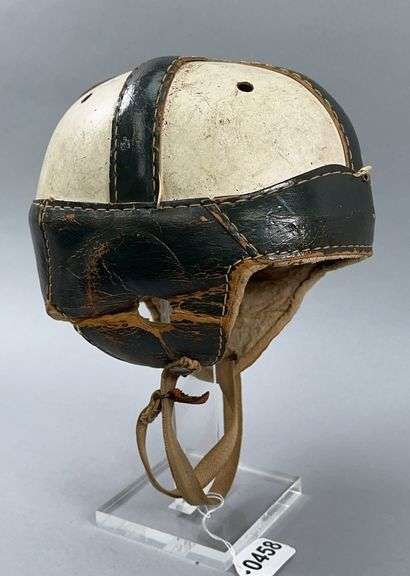 Vintage Leather Harry Gilmore Football Helmet image