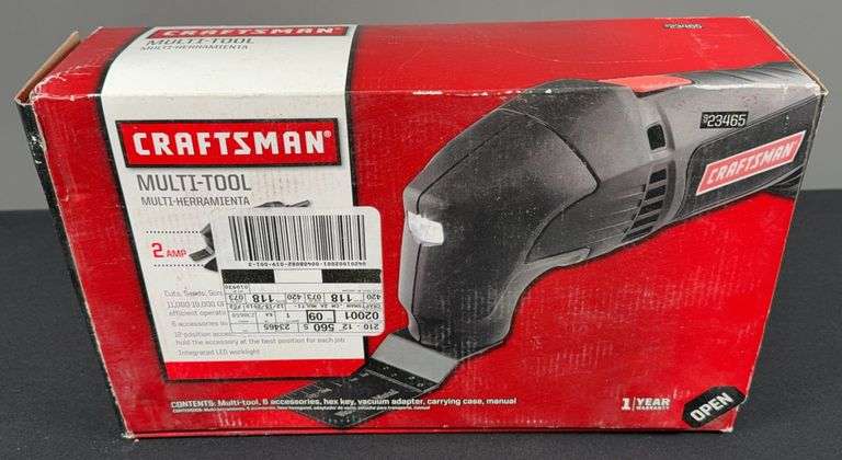 Craftsman 2 AMP Multi-Tool, Cuts, Sands, Scrapes & Grinds image