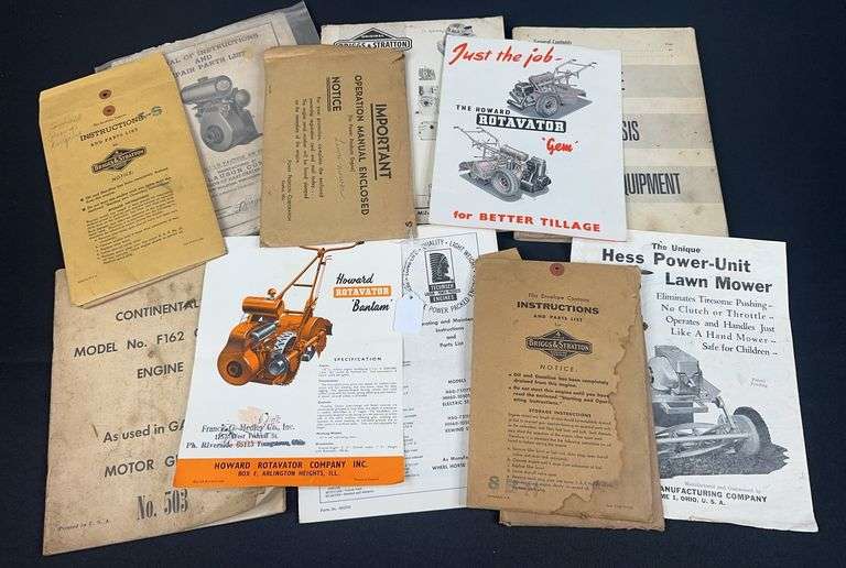Clinton, Briggs & Stratton and Misc Vintage Gas Engine Books image