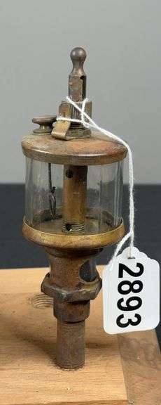 Michigan Lubricator Co. Brass Engine Oiler image