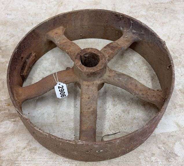 Large Cast Iron Fly Wheel image