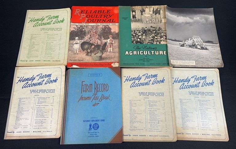 Vintage Farm Account Books image
