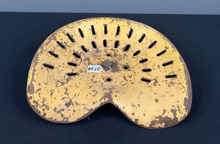 Unmarked Yellow Steel Stamped Seat image