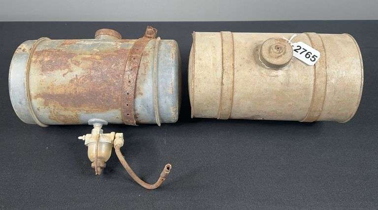 (2) Vintage Gas Tanks image