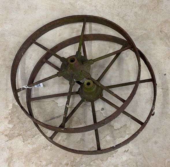 Pair of 16” steel wheels image