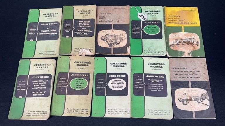 (8) John Deere Operator’s Manuals image