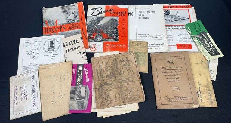 The Foos Mfg Co. Booklet & Assorted Vintage Parts Books image