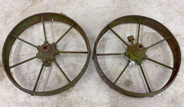 Pair of 18” steel wheels image
