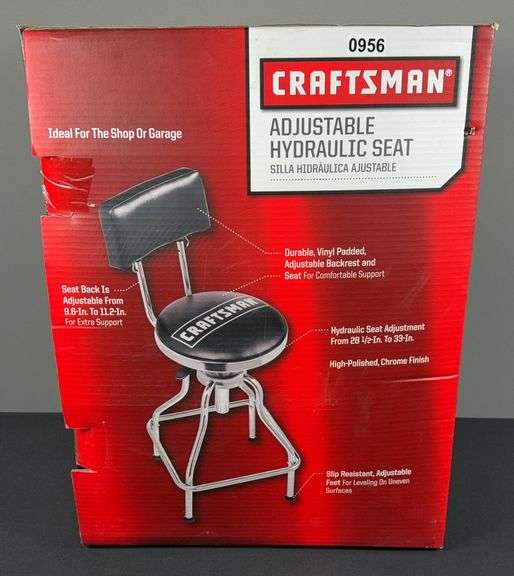 Craftsman Adjustable Hydraulic Seat image
