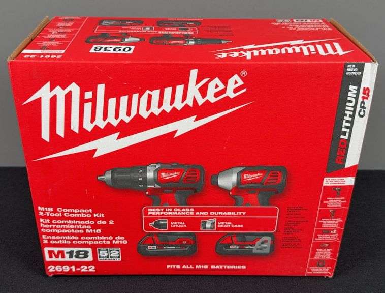 Milwaukee M18 Compact 2-Tool Combo Kit image