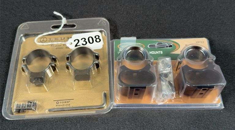 Leupold STD Medium Scope Rings (.770) & Weaver 1” See-Thru Scope Rings image