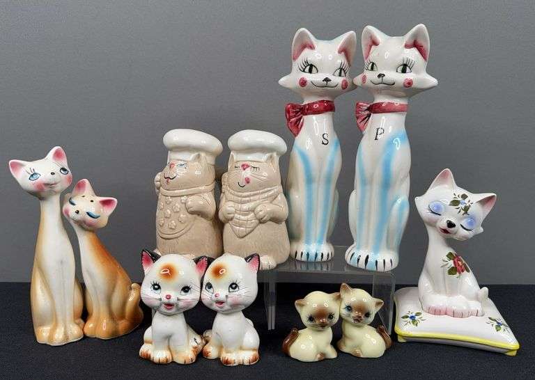 Collection of Cat Salt & Pepper Shakers image