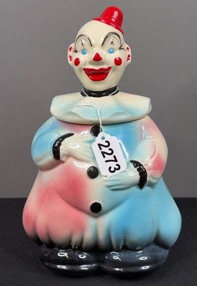 Vintage USA Clown Cookie Jar image