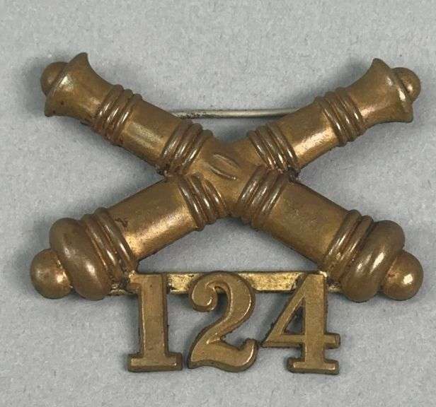 Pre-World War I 124th Coast Artillery Badge image