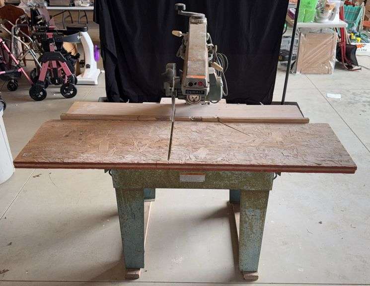Large Dewalt Radial Arm Saw image