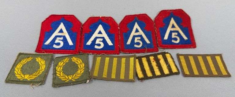 World War II U.S. Army Fifth Army Patches & Miscellaneous Patches image