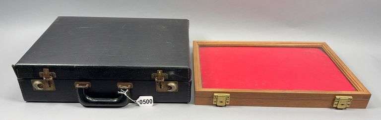Briefcase & Wooden Display Case image