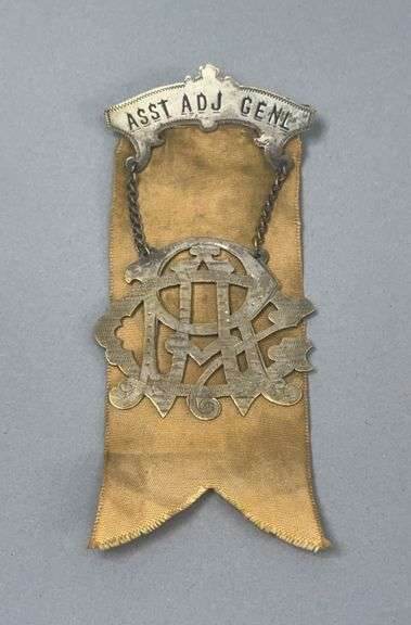Assistant ADJ GENL Masonic Metal Ribbon Metal image