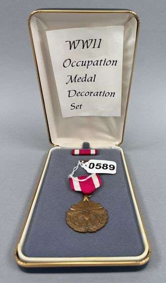 World War II Occupation Medal Decoration Set image