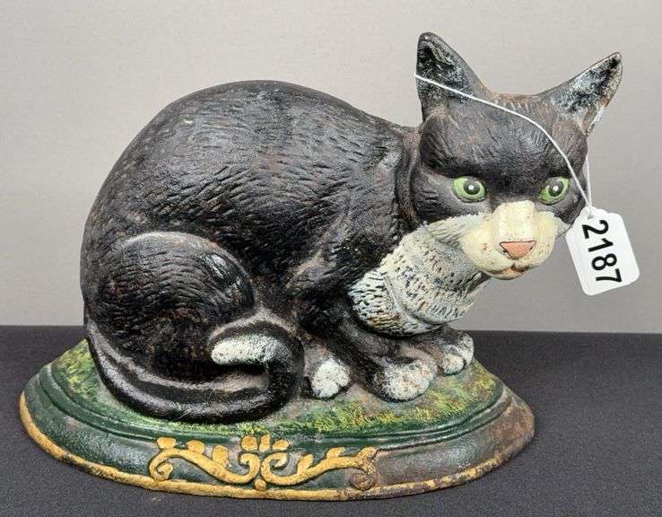 Cast Iron Cat Door Stop image