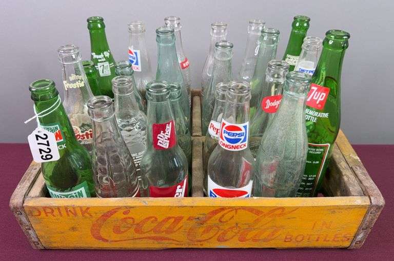 Coca-Cola Bottle Tray & Bottles image