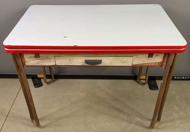 Enamel Top Table image