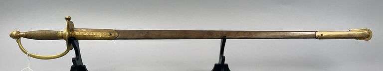 Emerson & Silver U.S. J.M. 1863 Civil War Officer's Sword Serial Number 203 image
