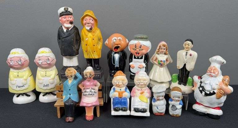 Old Salty and Cap’n Pepper & Assorted Salt & Pepper Shakers image