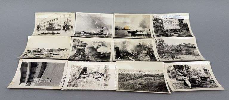 12 World War II Polaroid Photos image