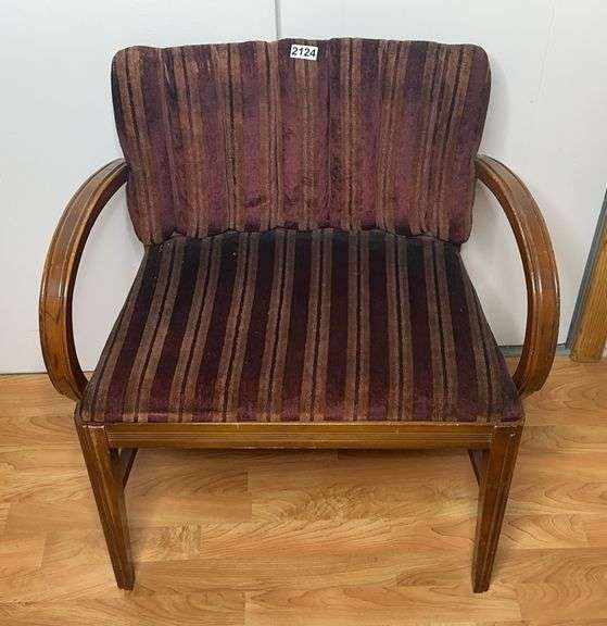 Wooden Upholstered Vintage Chair image
