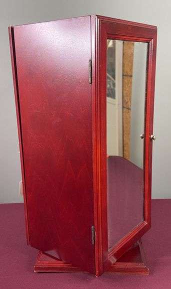 Rotating 2 Sided Jewelry Cabinet image