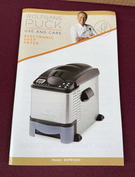 NIB Wolf Gang Puck 3.5L Digital Stainless Steel Deep Fryer image