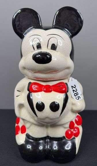 Vintage Mickey & Minnie Cookie Jar image