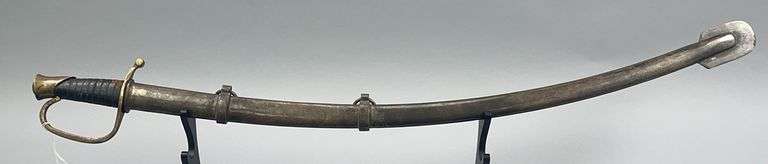 Ames Manufacturing Company U.S. M.M. 1864 Cavalry Sword & Sheath image