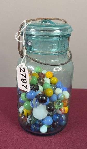 Marbles & Bail Top Jar image