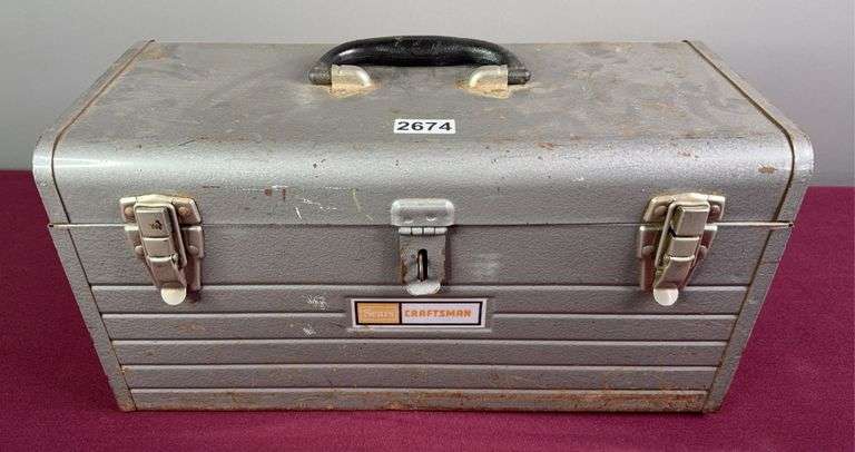 Sears Craftsman Tool Box & Contents image