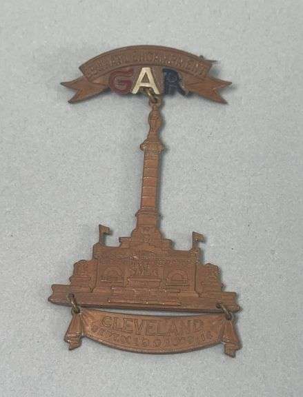 G.A.R. Cleveland Ohio 35th Encampment 1901 Medal image
