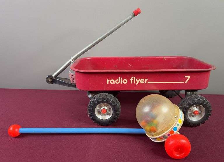 Radio Flyer 7 Wagon & Push Pop Toy image