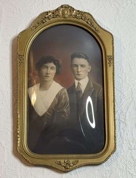 Vintage Couple Framed Photo image