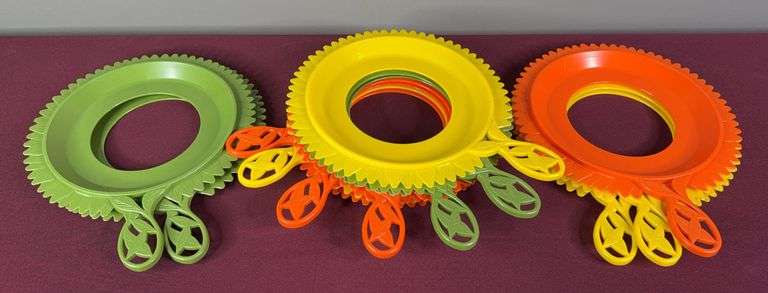 Stack of Vintage Paper Plate Holders image