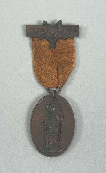 G.A.R. 26th Encampment 1892 Piqua Ohio Medal image