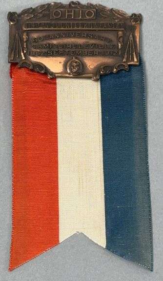 Ohio 114th Volunteer Infantry 50th Anniversary Badge image