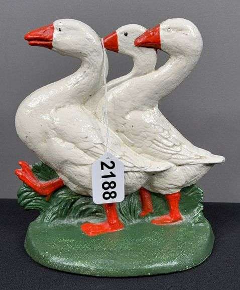 Cast Iron Goose Door Stop image