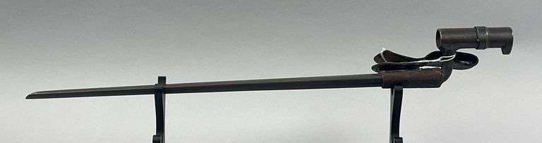 Civil War U.S. Socket Bayonet with Leather Belt Loop image